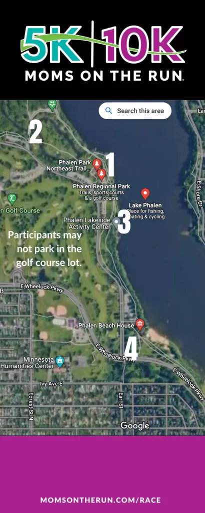 MOTR 5K/10K parking map